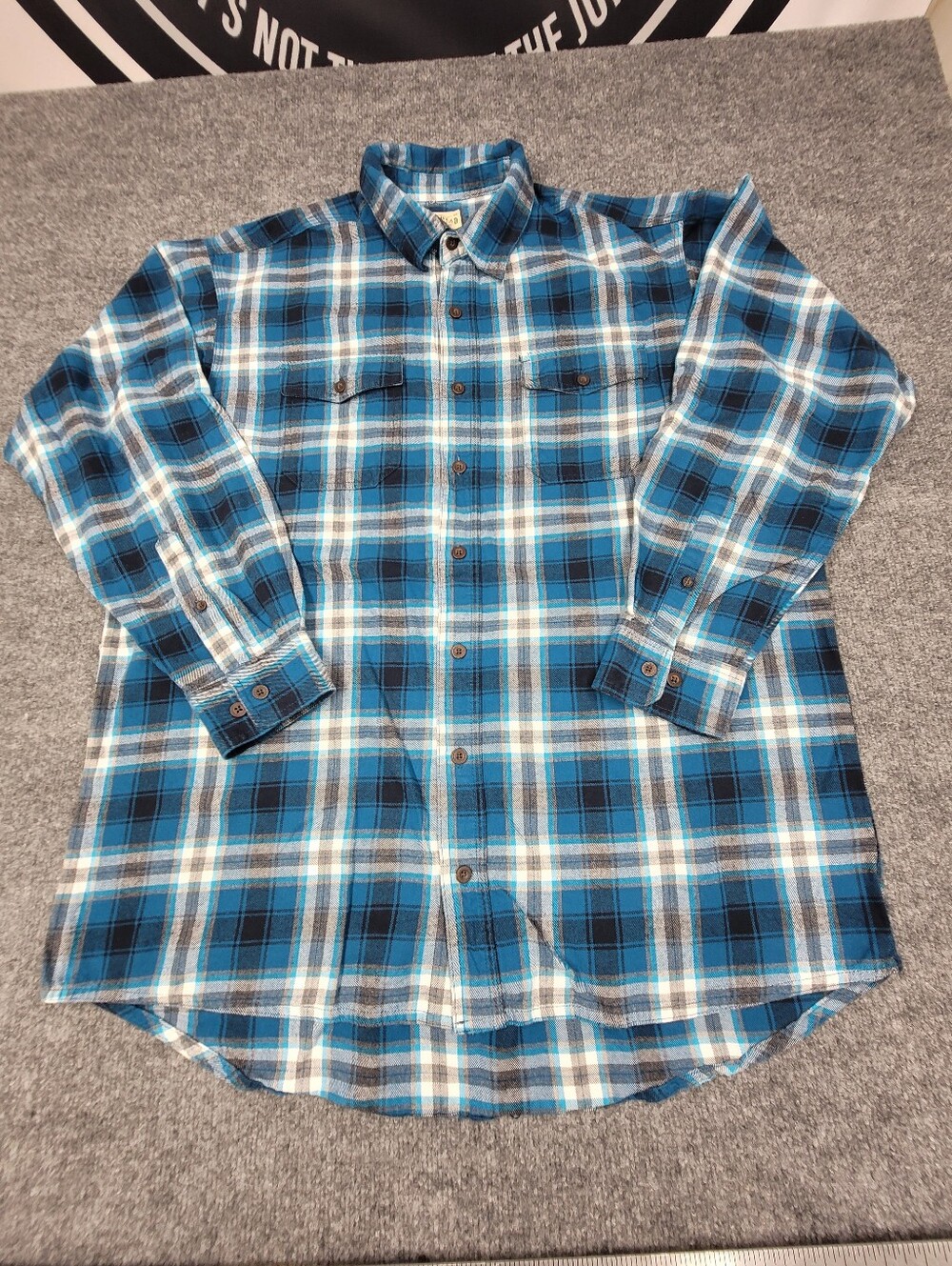 Red Head Brand Co. Men's Bass Pro Shops Plaid Flannel Shirt Size 2XL